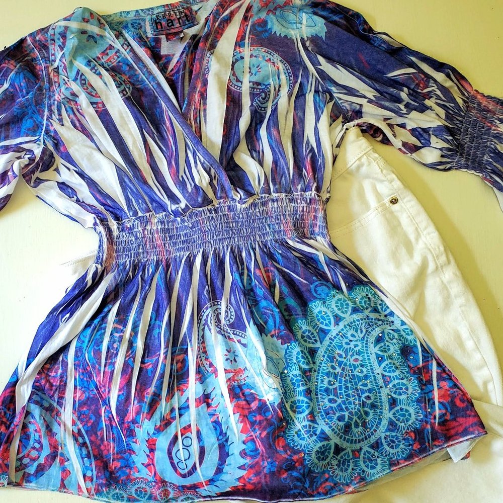 Colorful Paisley Top - Picture 3 of 7